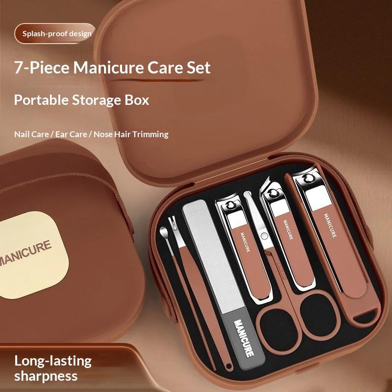 Nail Art For Men - 7/8 Parça Tırnak Bakım Seti, Tırnak