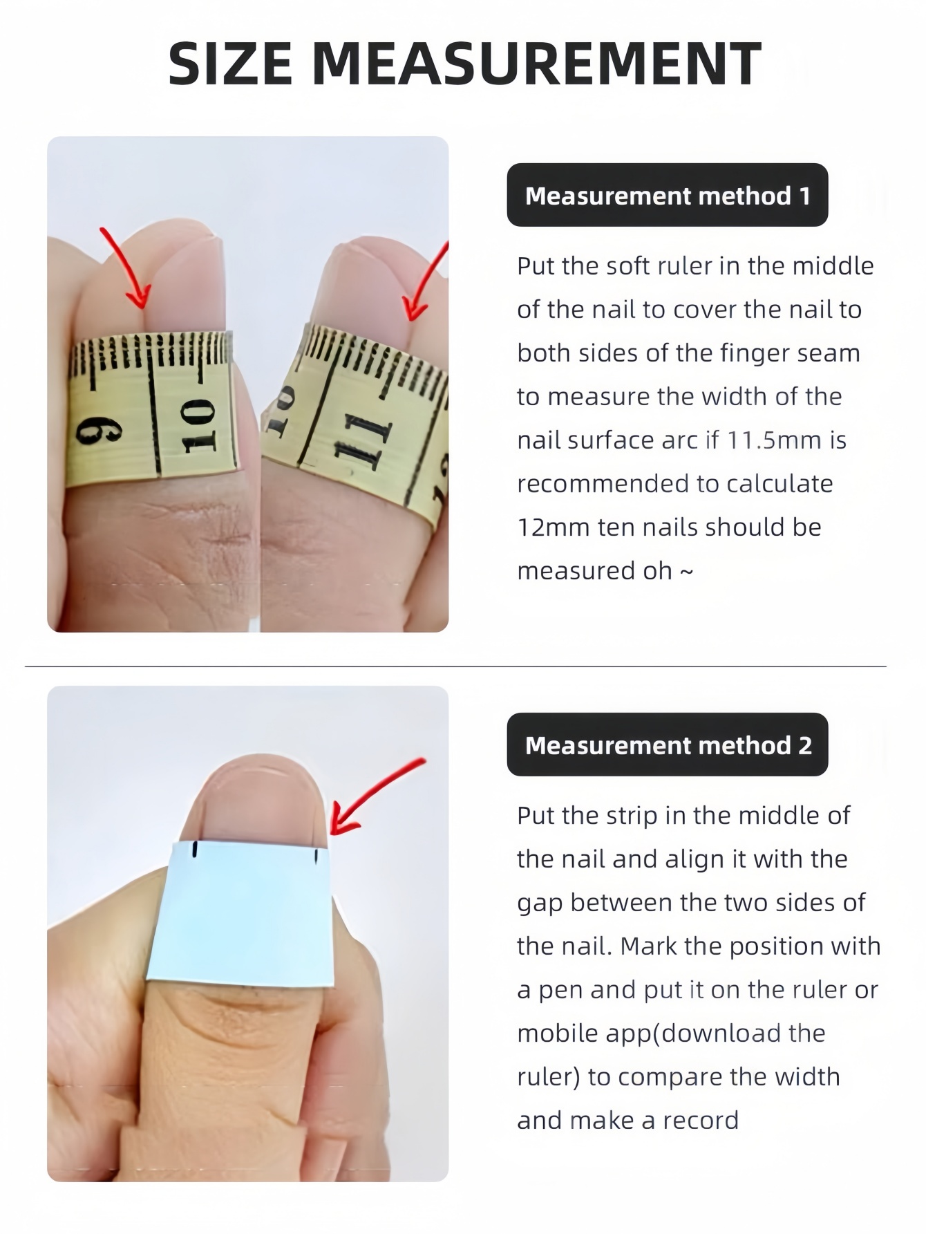 10 Parça Kısa Kare Şeklinde Ta - Nail Art Simple incelemesi ve fiyatı