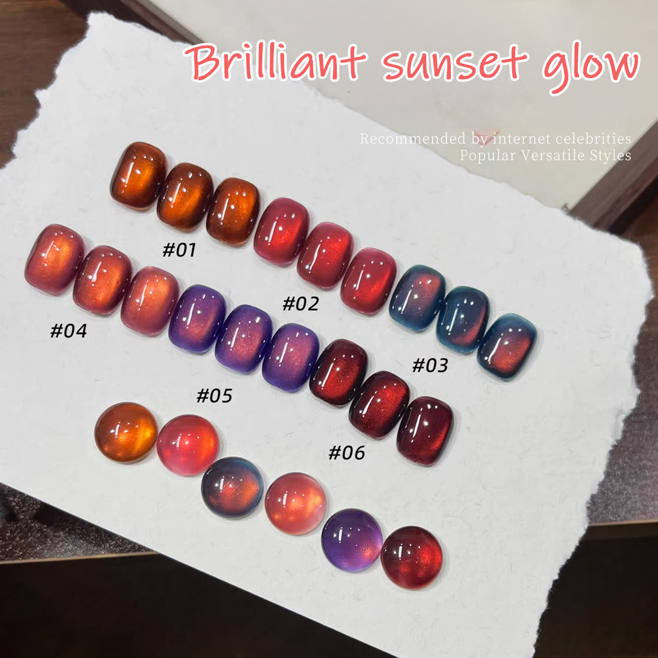 1 adet TC Sonbahar Popüler Ala - Nail Art Red Wine Cat Eye incelemesi ve fiyatı