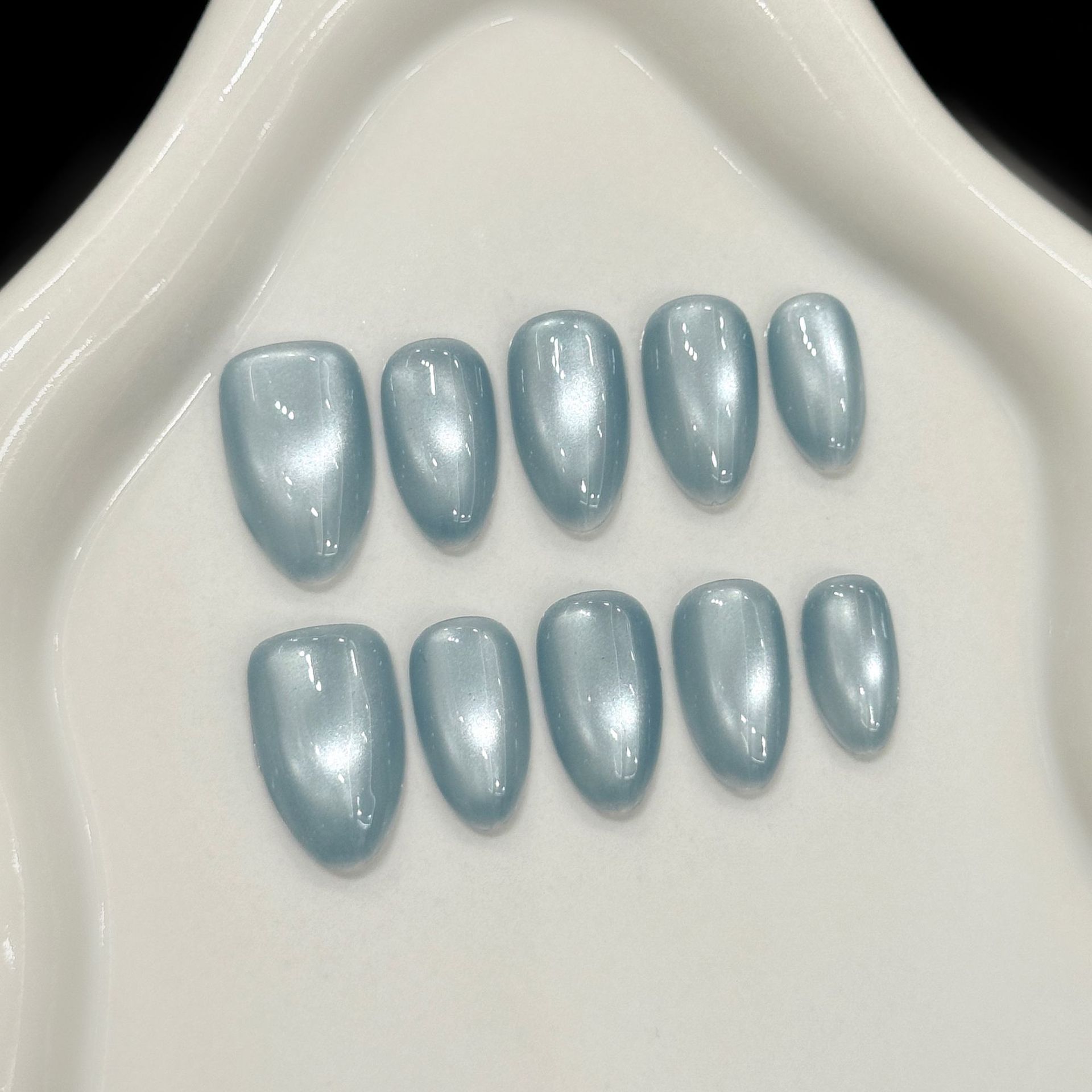 10 Adet Mavi Kedi Gözü Fransız - Nail Art Simple incelemesi ve fiyatı