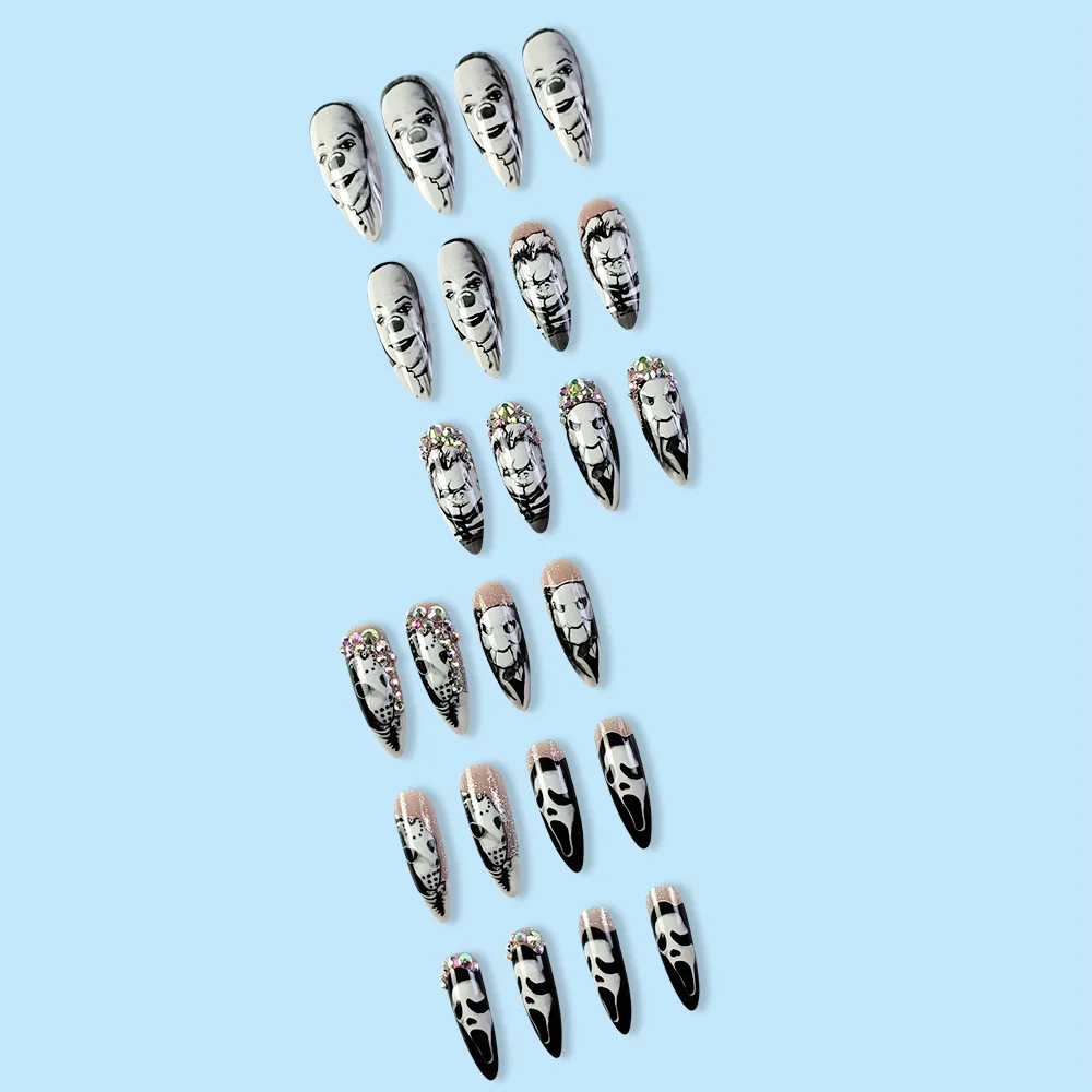 24 adet parlak uzun badem cadı - Nail Art Vampire incelemesi ve fiyatı