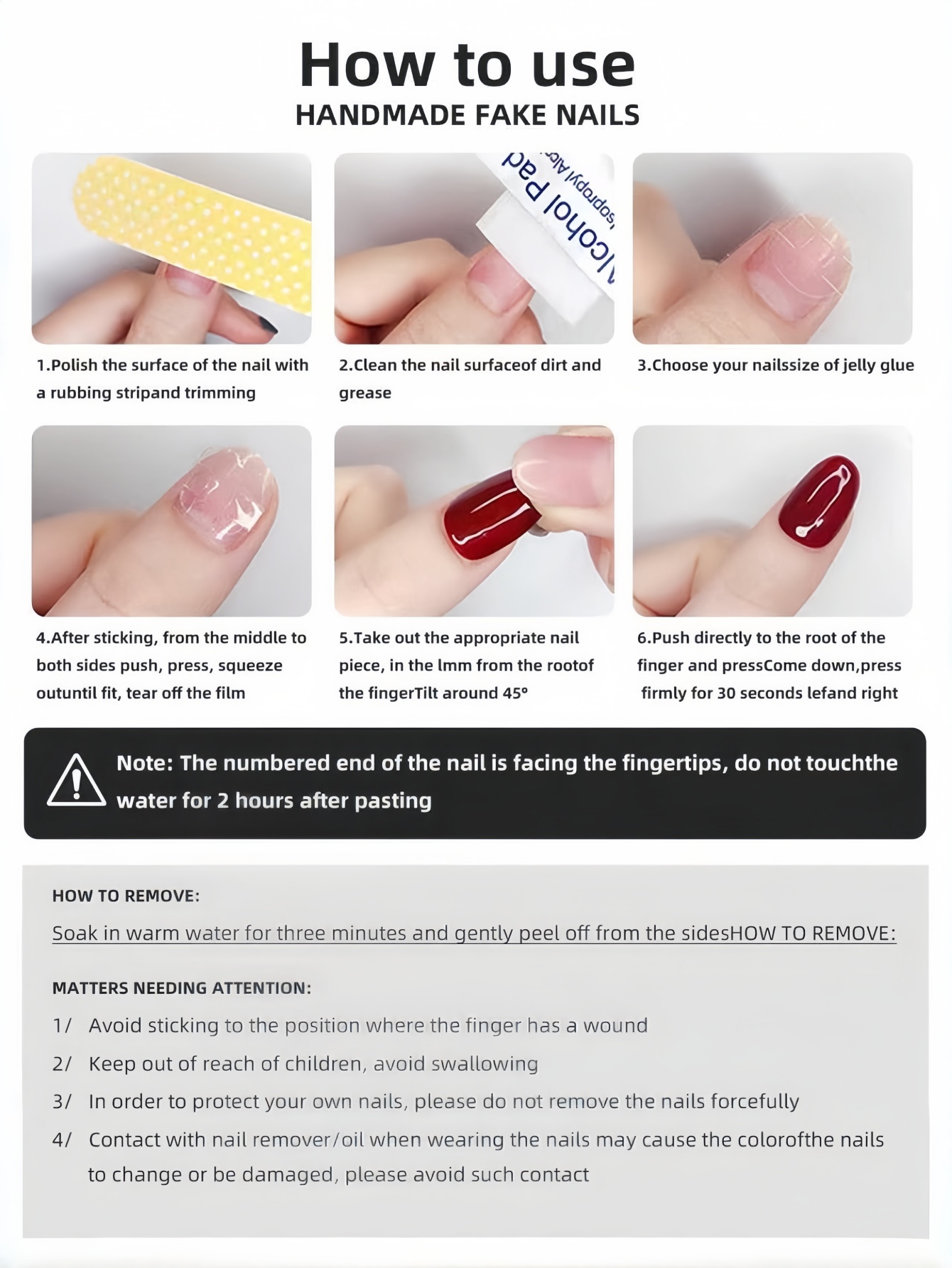 10 Kısa Kare ve Yuvarlak Tırna - Nail Art Simple incelemesi ve fiyatı
