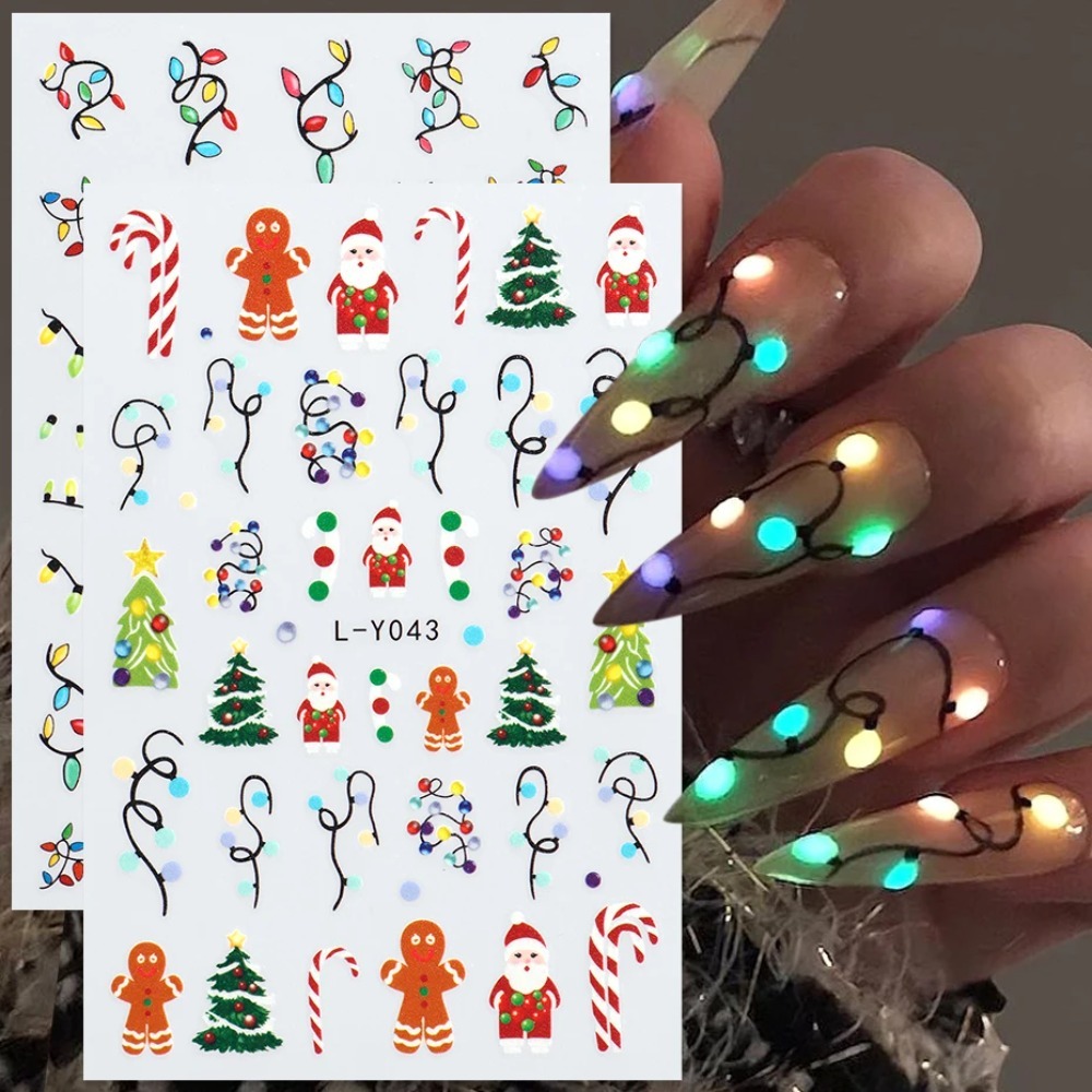 Işıltılı Fenerler Noel Tırnak  - Nail Art For Men incelemesi ve fiyatı