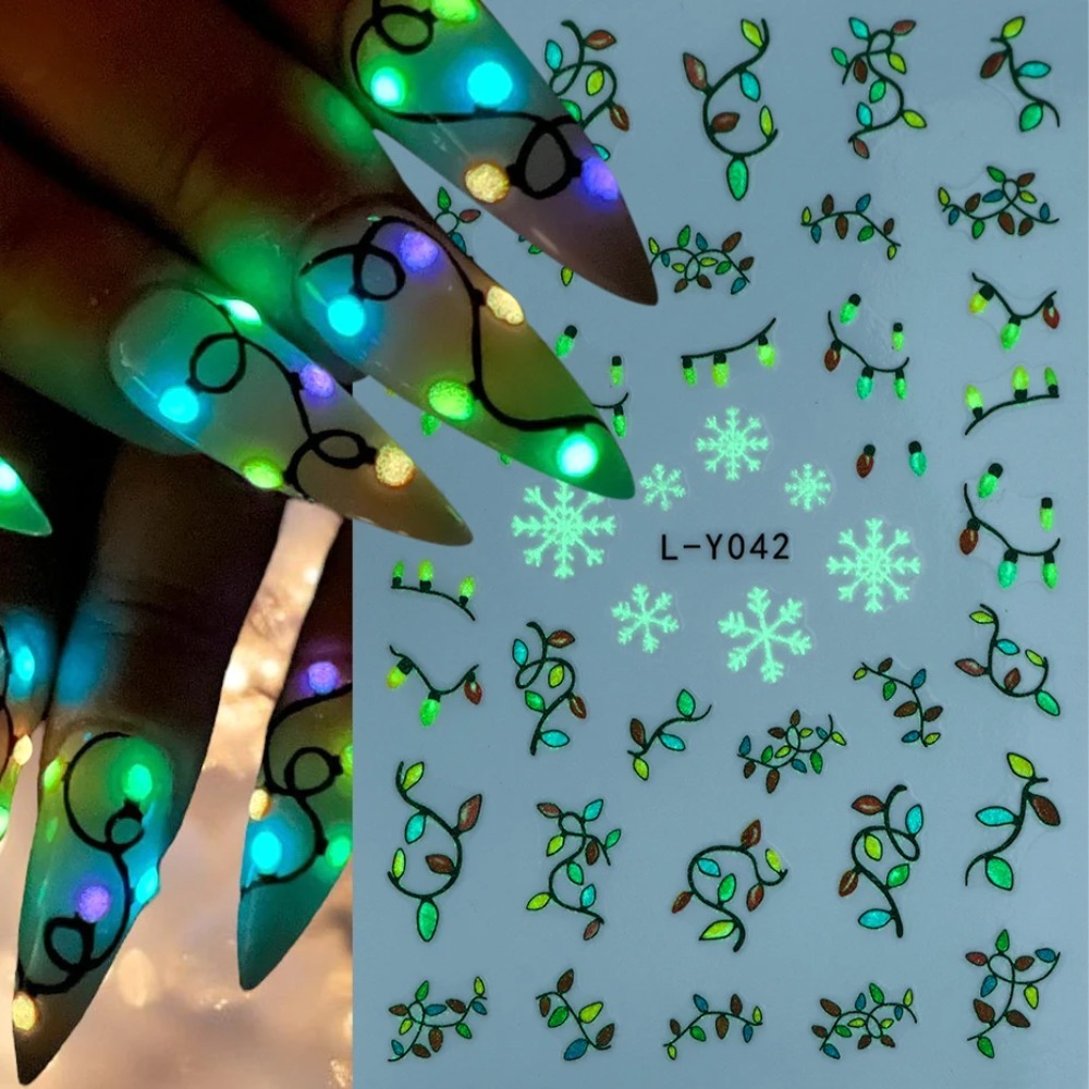 Işıltılı Fenerler Noel Tırnak  - Nail Art For Men incelemesi ve fiyatı