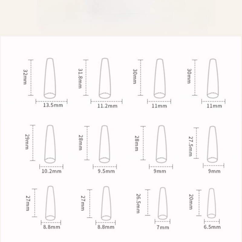24 Adet/Set Uzun Bale Takma Tı - Nail Art Simple incelemesi ve fiyatı