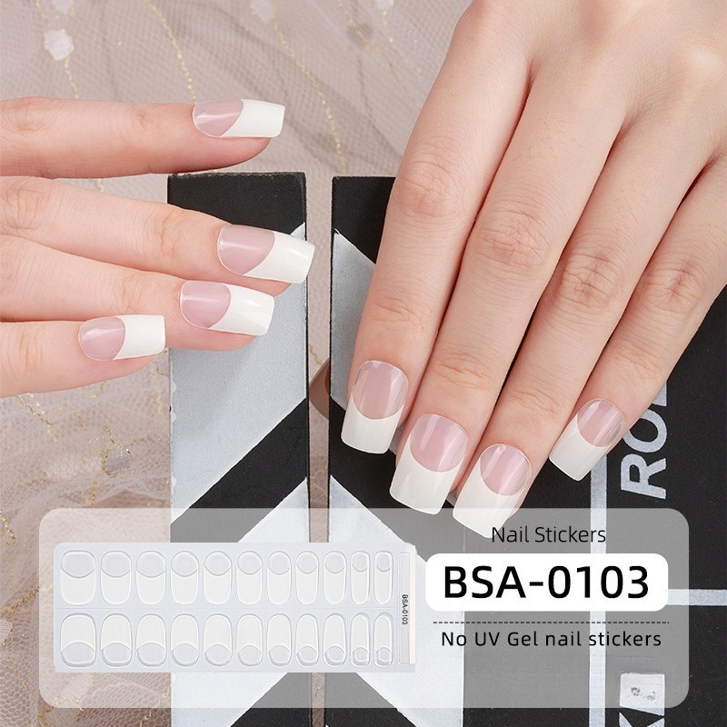 Pembe Beyaz Gradyan Tırnak Çık - Nail Art Natural Simple incelemesi ve fiyatı