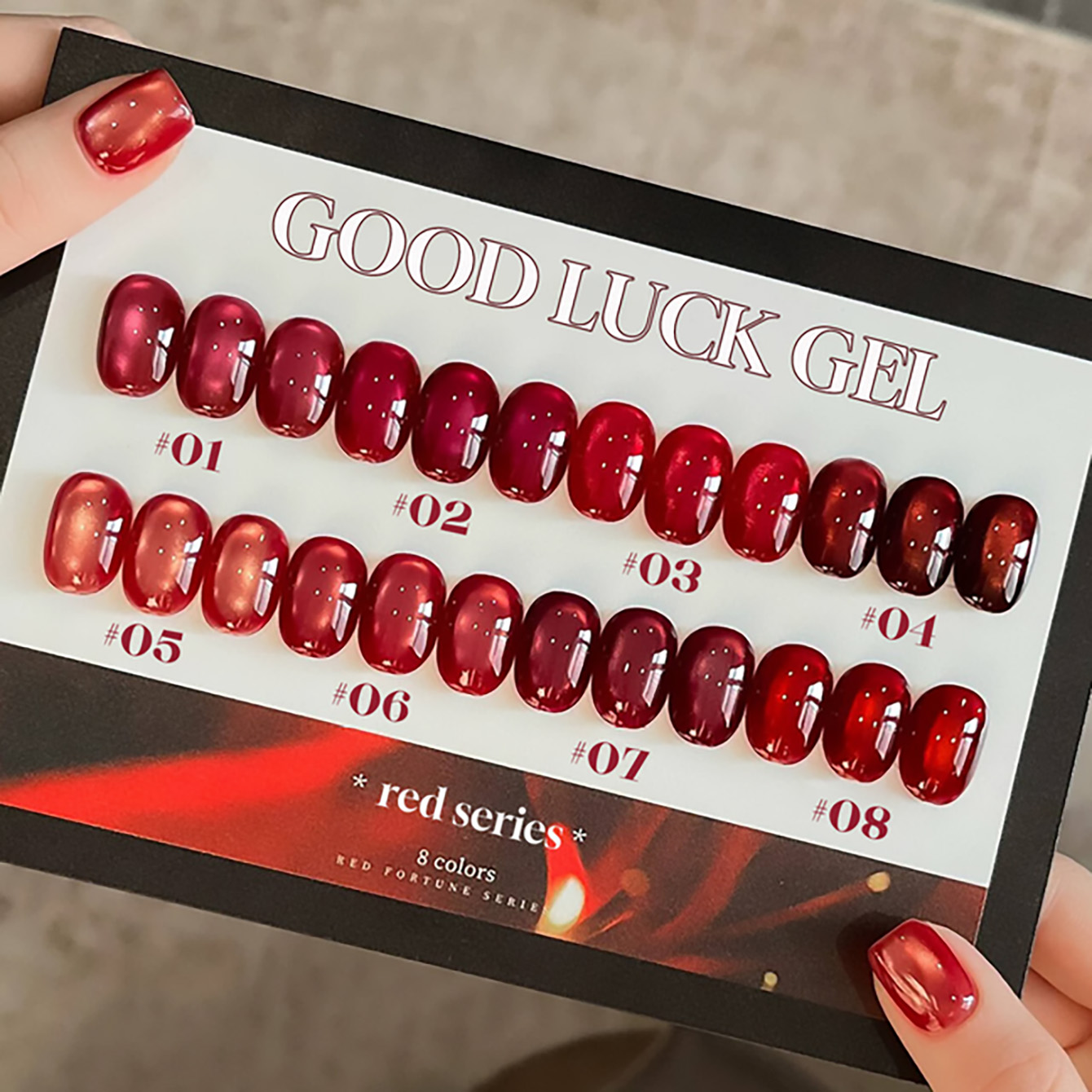 1 adet TC Yeni Yıl Şans Kırmız - Nail Art Red Wine Cat Eye incelemesi ve fiyatı