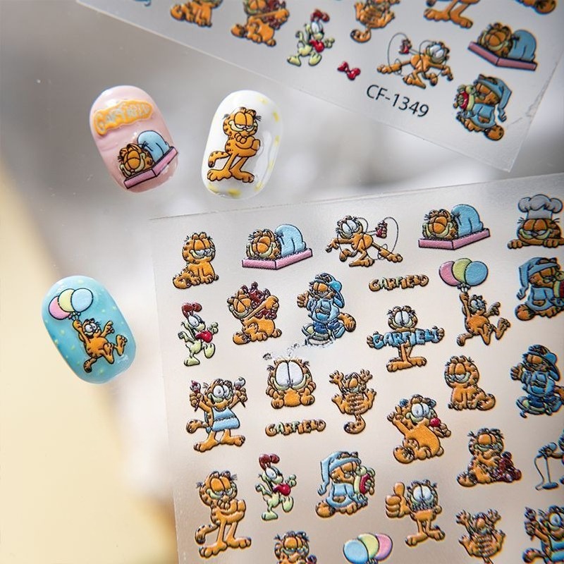 Yeni Garfield Nail Art Çıkartm - Nail Art Quotes incelemesi ve fiyatı