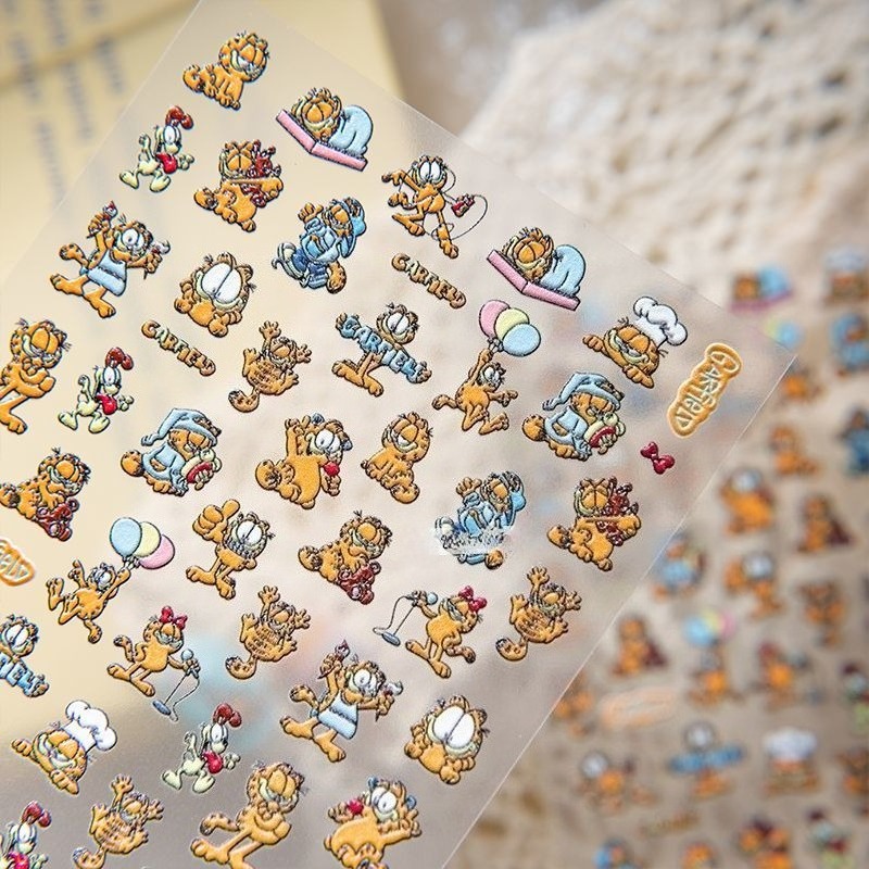 Yeni Garfield Nail Art Çıkartm - Nail Art Quotes incelemesi ve fiyatı