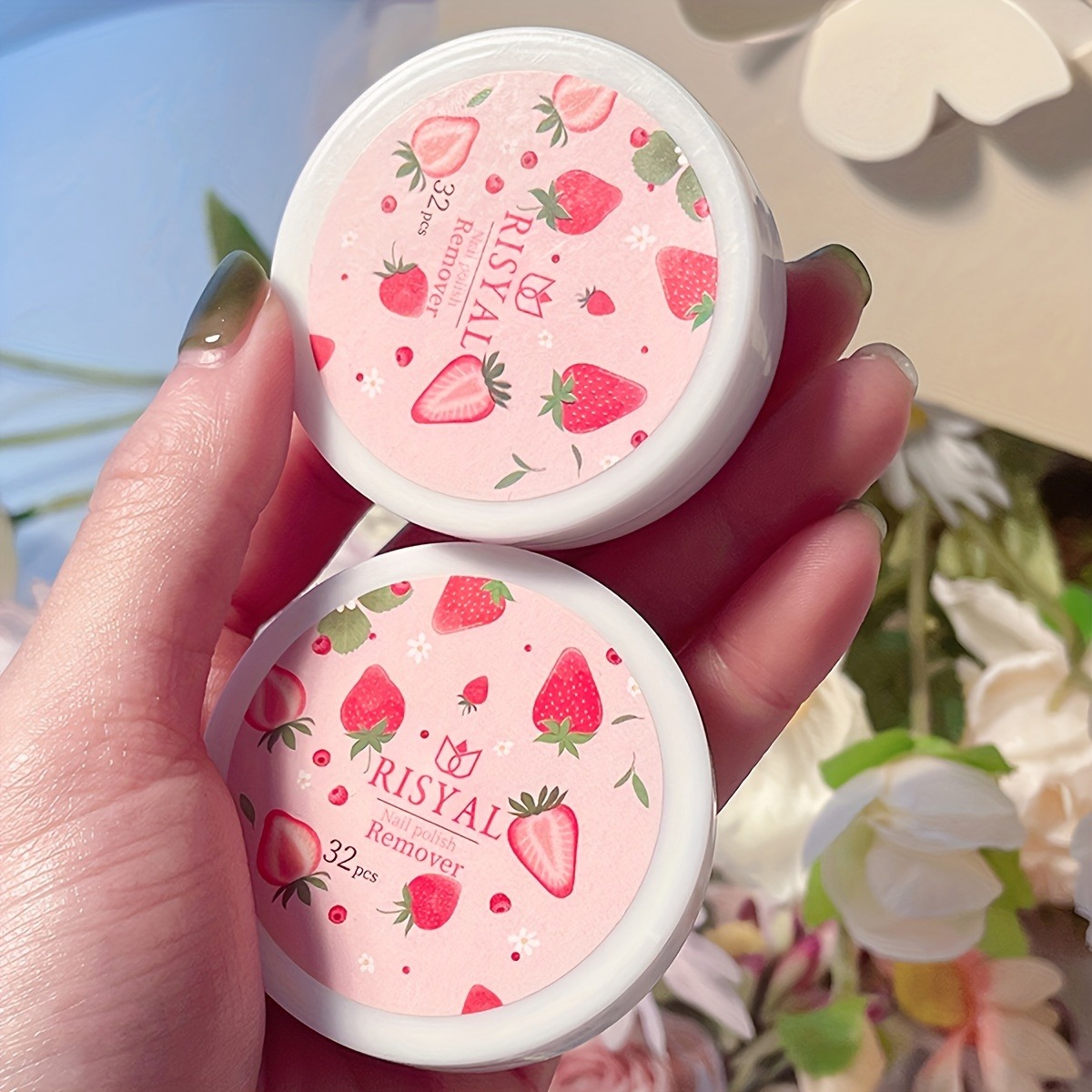 32 adet/kutu Çilek Oje Çıkarıc - Nail Art Remover incelemesi ve fiyatı