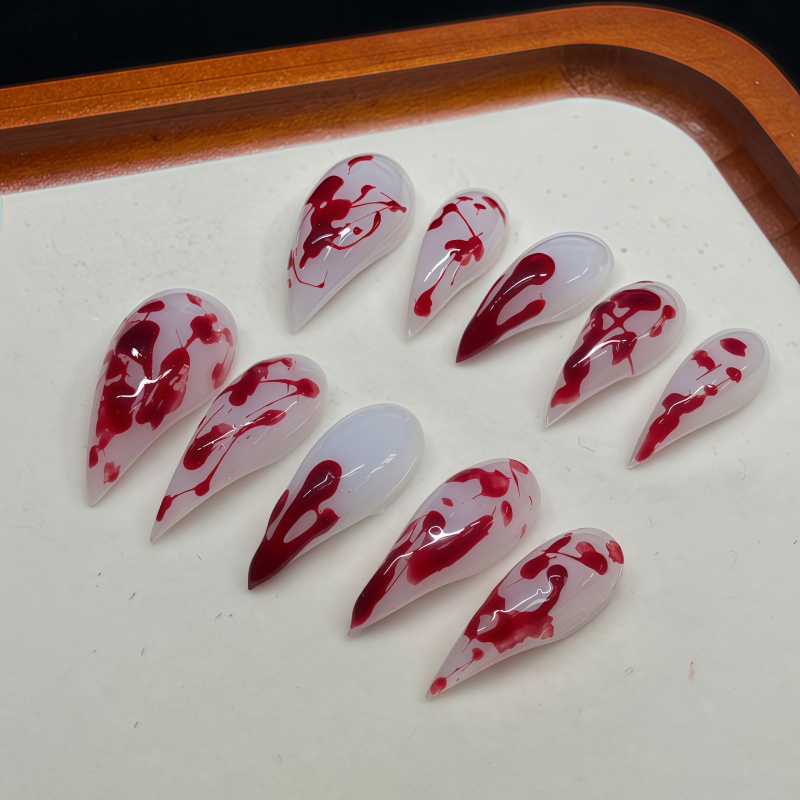 10 Adet El Yapımı Stiletto Tak - Nail Art Vampire incelemesi ve fiyatı