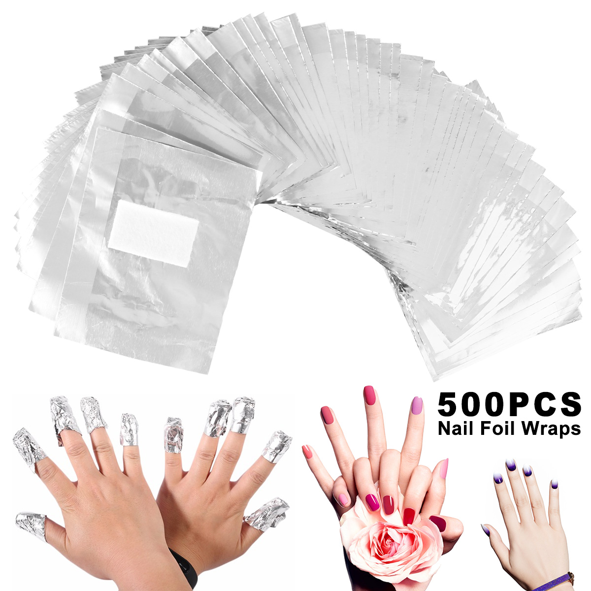 500/1000 Adet Alüminyum Folyo  - Nail Art Remover incelemesi ve fiyatı