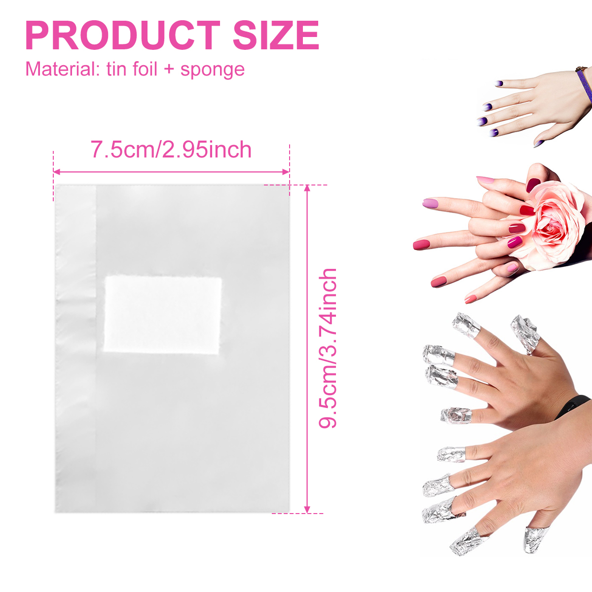 500/1000 Adet Alüminyum Folyo  - Nail Art Remover incelemesi ve fiyatı