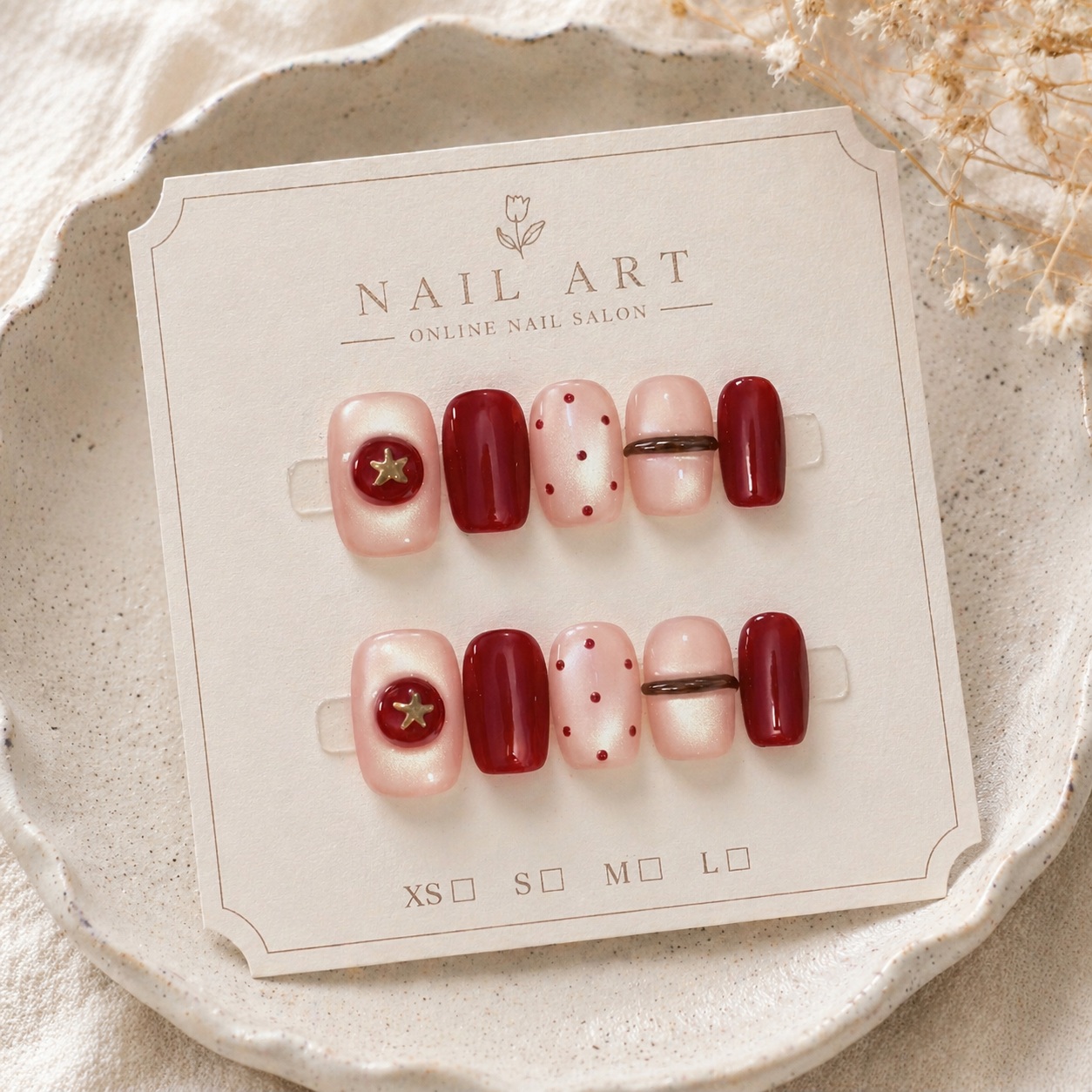 10 adet Ten Rengi İnci Kedi Gö - Nail Art Red Wine Cat Eye incelemesi ve fiyatı
